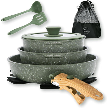 Kitchen Academy 10-tlg Pfannen- und Töpfe-Set mit