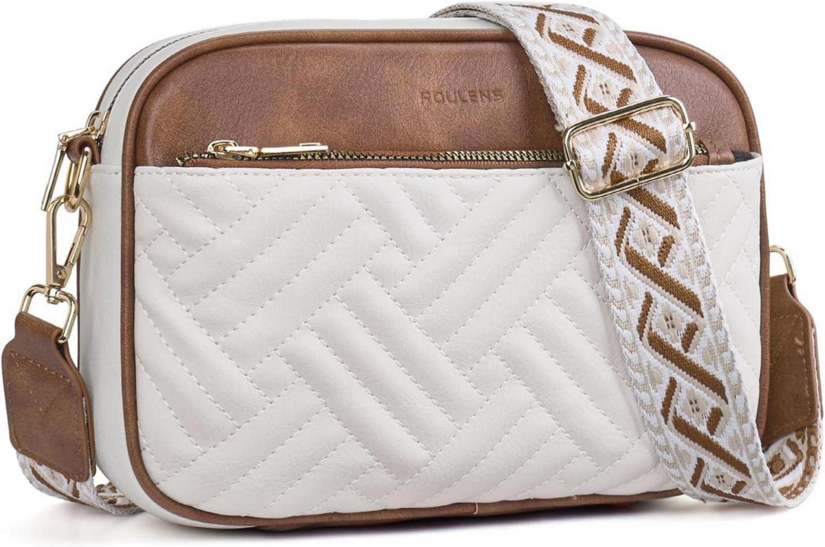 Gesteppte Damen Umhängetasche | PU Leder Schultertasche