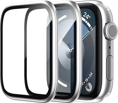 WSKEN Schutzfolie Apple Watch 9/8/7 41mm Titanium Displayschutz 2er