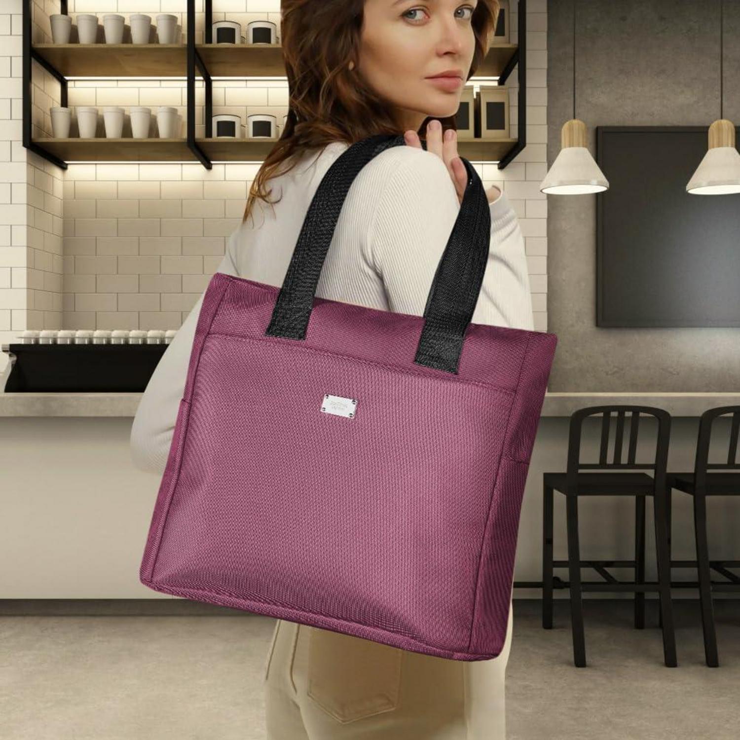 URAQT Damen Umhängetasche Nylon Tasche Große Kapazität Reißverschluss