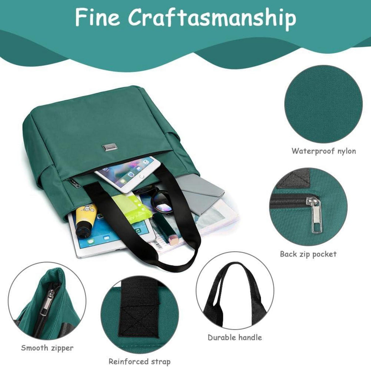 Große Kapazität Umhängetasche Nylon Damen Tote Bag
