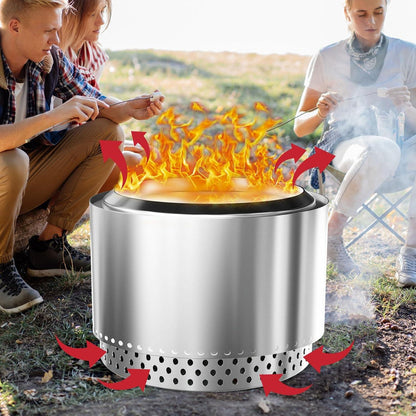 Edelstahl Feuerschale Ständer Solo Stove Bonfire 49,5cm Feuerkorb Kaminständer