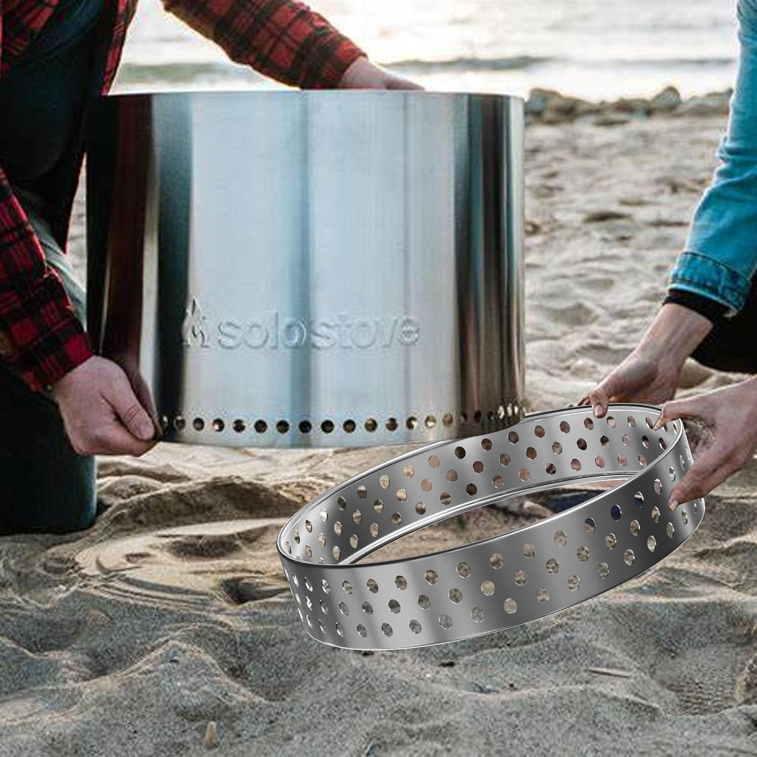 Edelstahl Feuerschale Ständer Solo Stove Bonfire Zubehör Ø 49,5cm