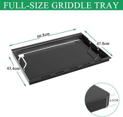 WELL GRILL Full-Size Plancha Grillplatte für Weber Genesis