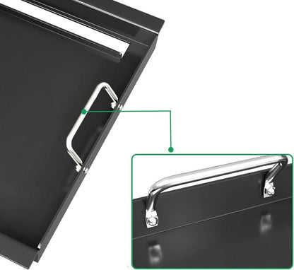 Grillpfanne für Weber Genesis II 300 Series Plancha mit Griffen