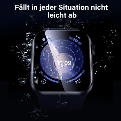 2x Panzerfolie für Apple Watch 45mm - 7H Schutzfolie & Klarheit