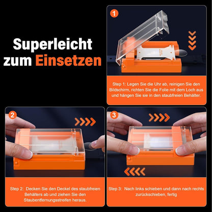Panzerfolie für Apple Watch 45mm - 2er Pack - Transparent - Kratzschutz - 3D Vollabdeckung