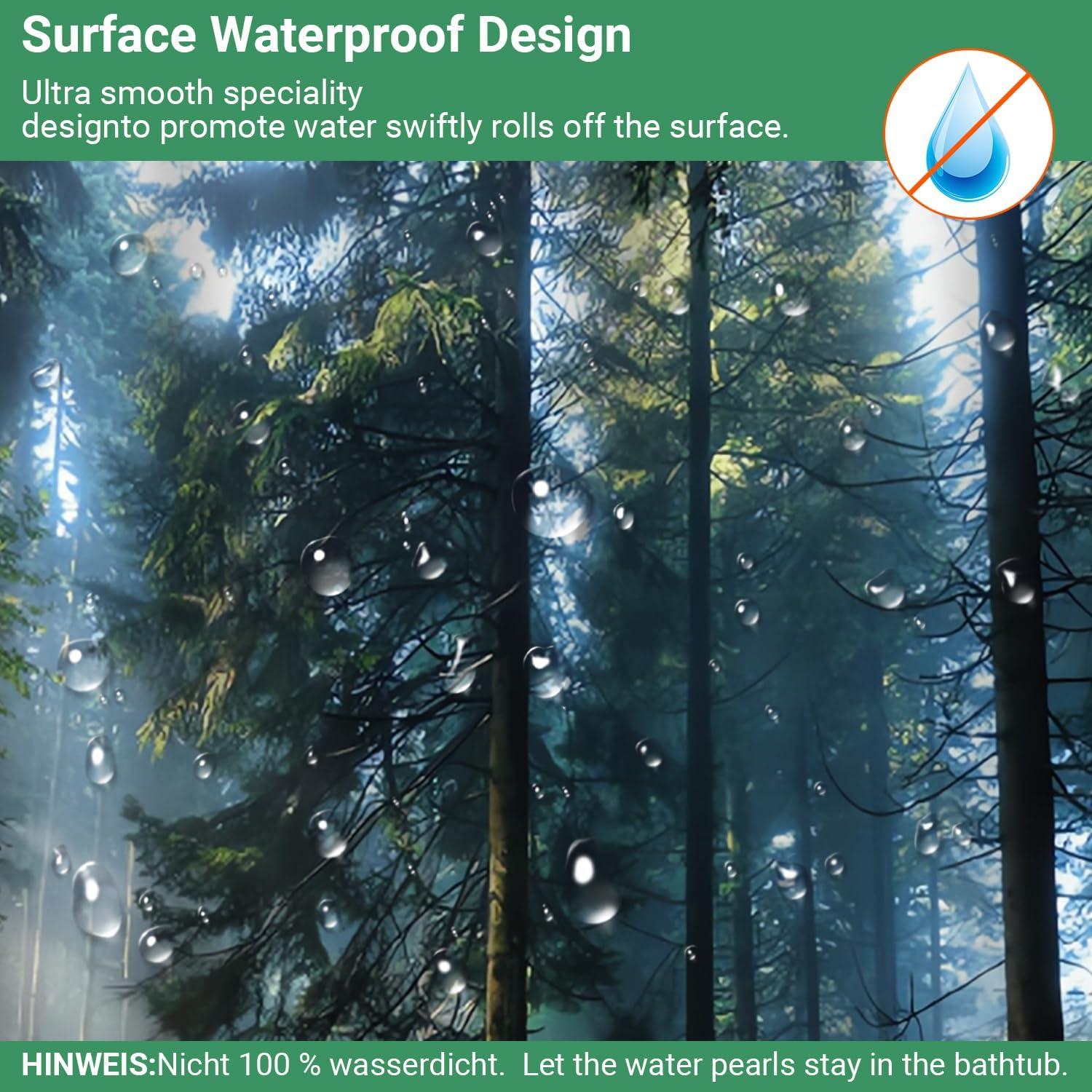 Duschvorhang Sunshine Forest 240x180cm Wasserabweisend