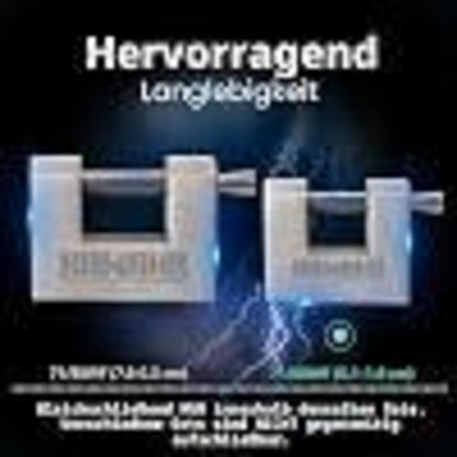 Edelstahl Vorhängeschloss 60mm - 4er Set - Gleichschließend