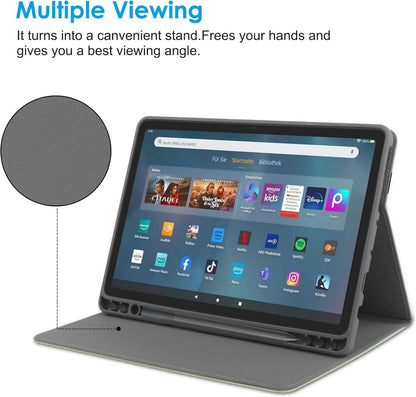 Schutzhülle für Amazon Fire HD 10 Plus Tablet, Grün