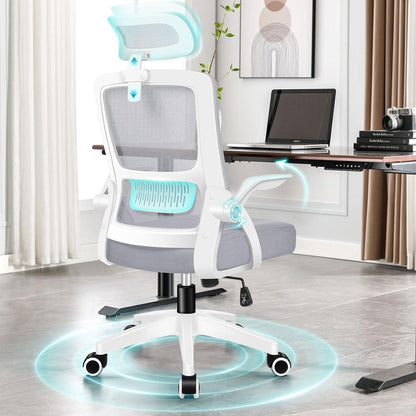 Ergonomischer Bürostuhl mit Lordosenstütze und
