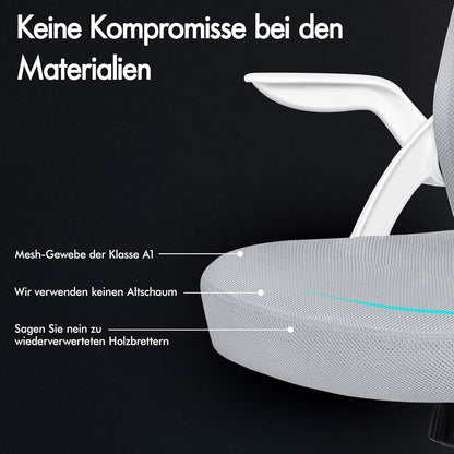 Ergonomischer Bürostuhl mit Lordosenstütze und