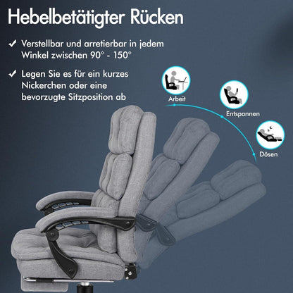 Bürostuhl mit Doppellagigem