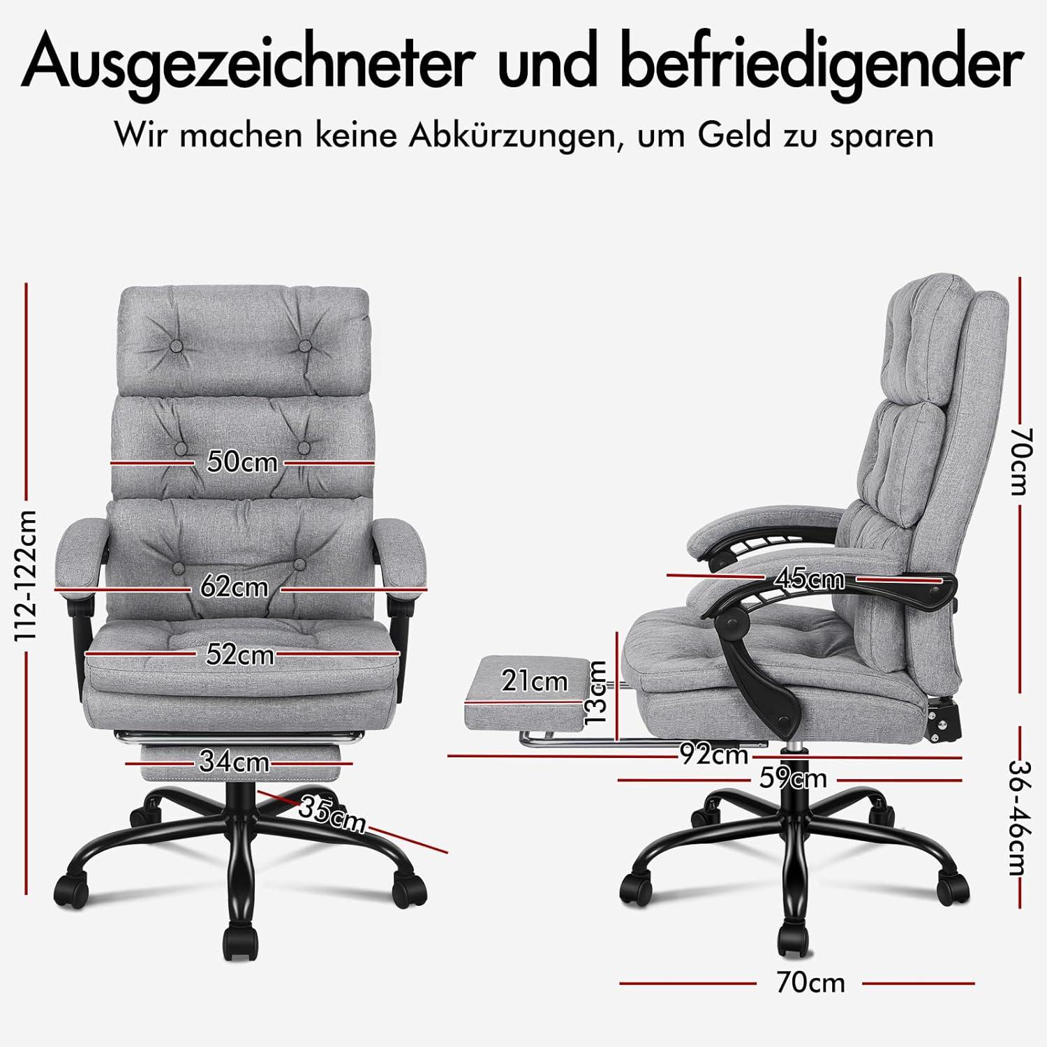 Bürostuhl mit Doppellagigem