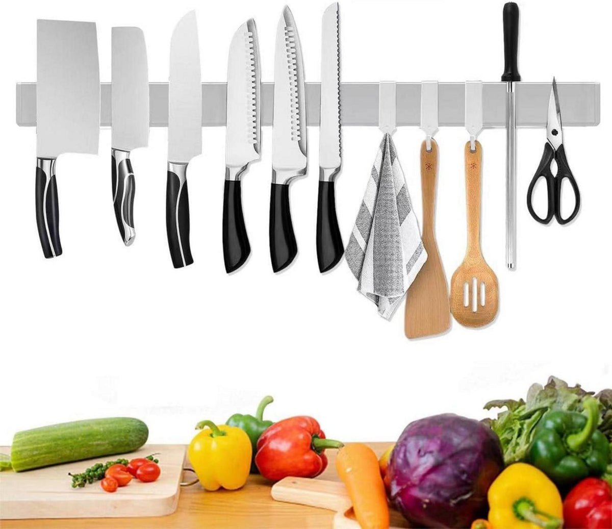 Trhillsbrad 60cm Magnetleiste Messer Edelstahl Selbstklebend