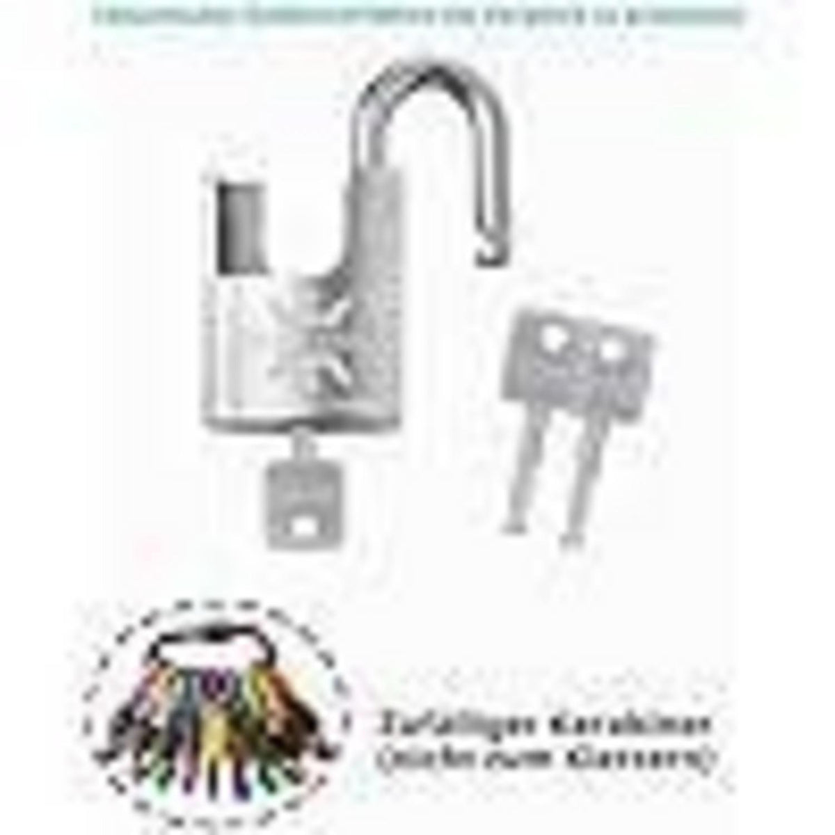 Hochsicherheits Vorhängeschloss Edelstahl 50mm - 4er Pack, Gleichschließend