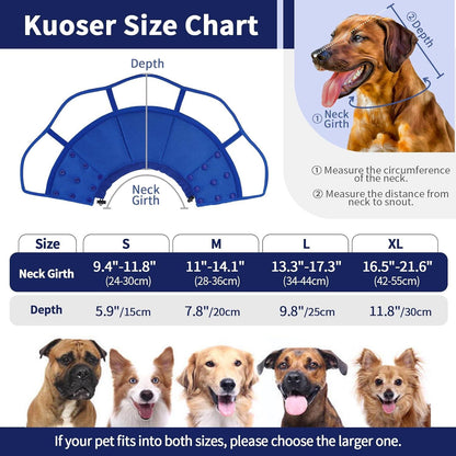 Kuoser Halskrause Hund Weich Leckschutz Halskragen