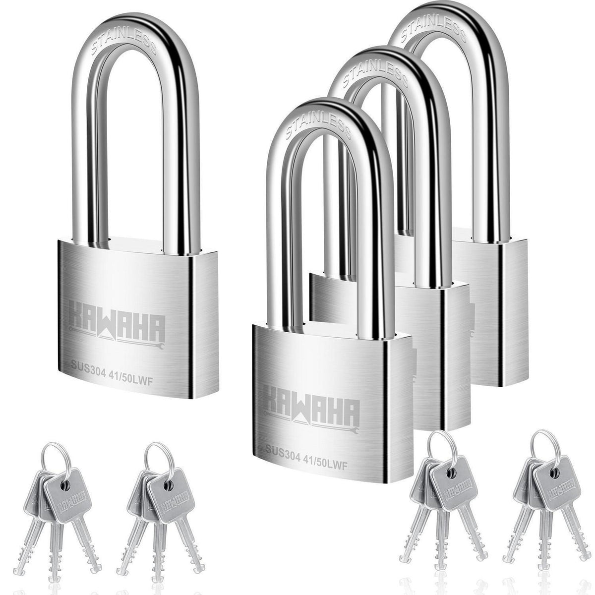 Edelstahl Vorhängeschloss 50mm – Hochsicher & Witterungsbeständig