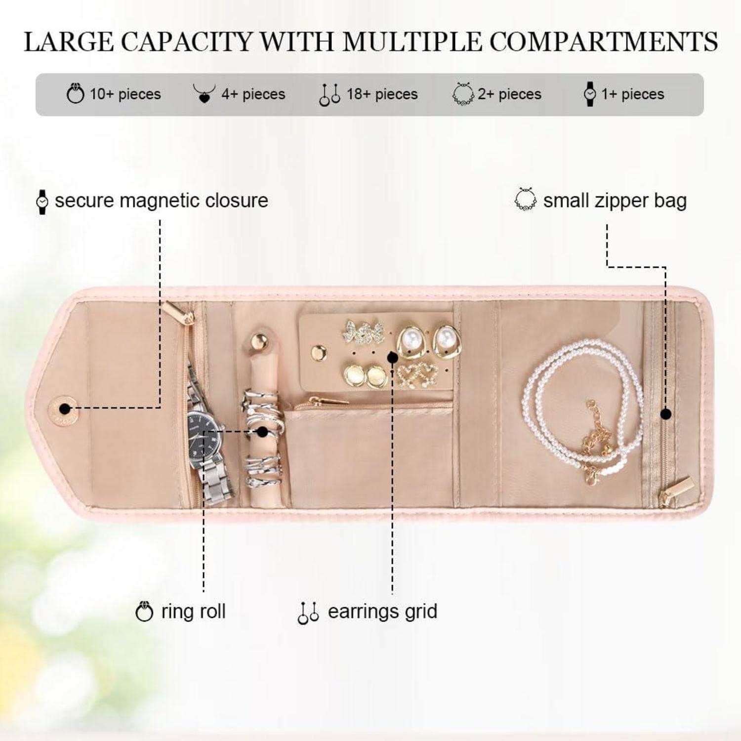 Schmuckroll Organizer Tasche für Reise - Aucuu