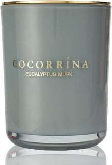 Soja-Kerze Eukalyptus Moschus im Glas 420g - Duftkerze 46