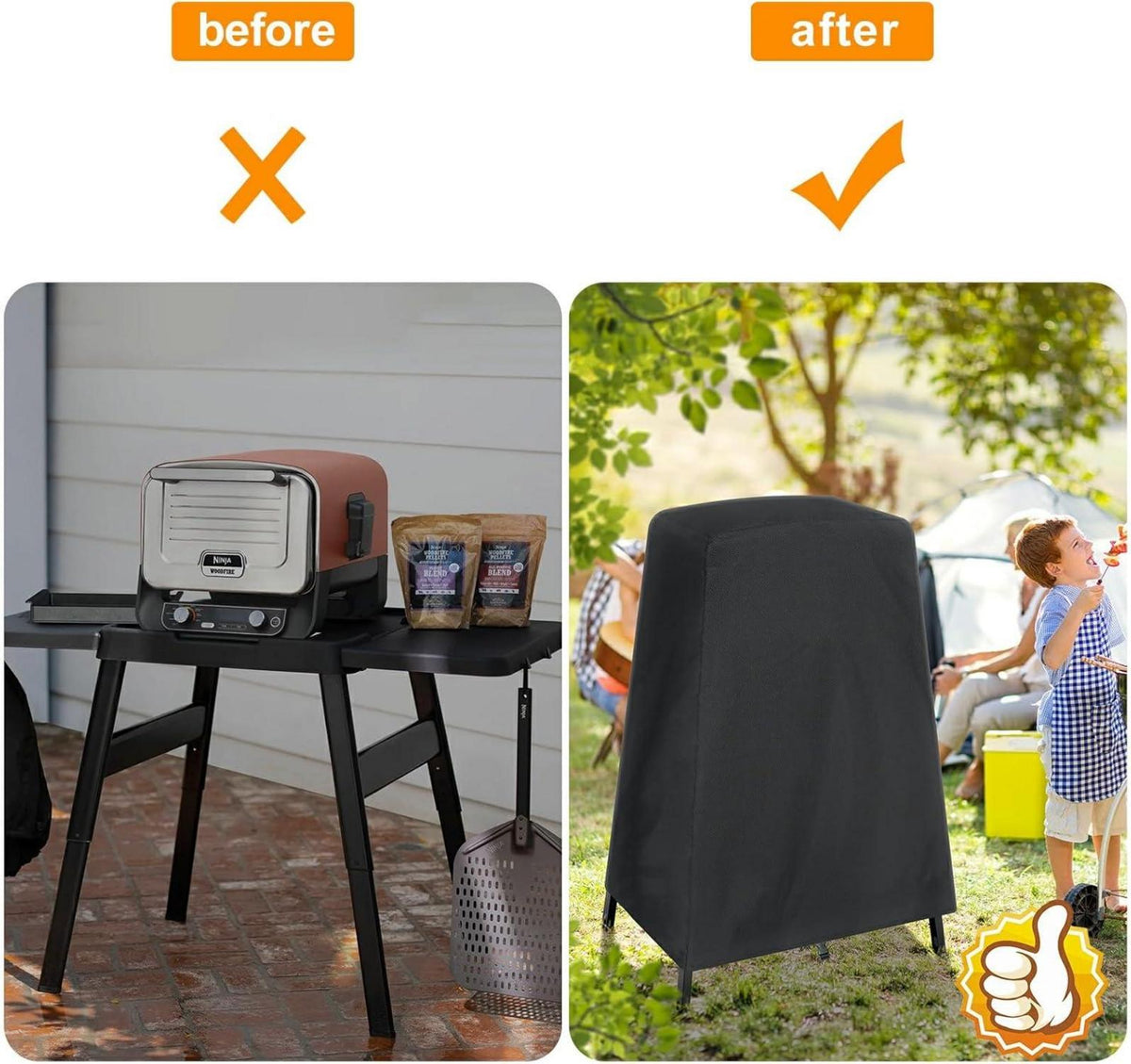 Abdeckung für Ninja Woodfire Outdoor-Ofen