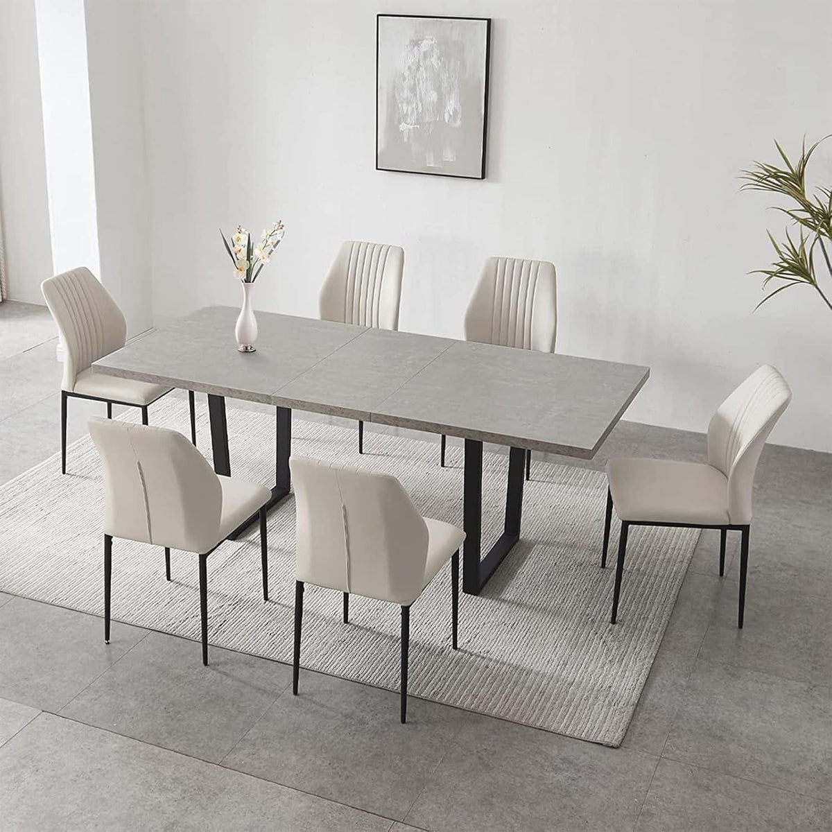 Ausziehbarer Esstisch für 6-8 Personen – Modern & Platzsparend