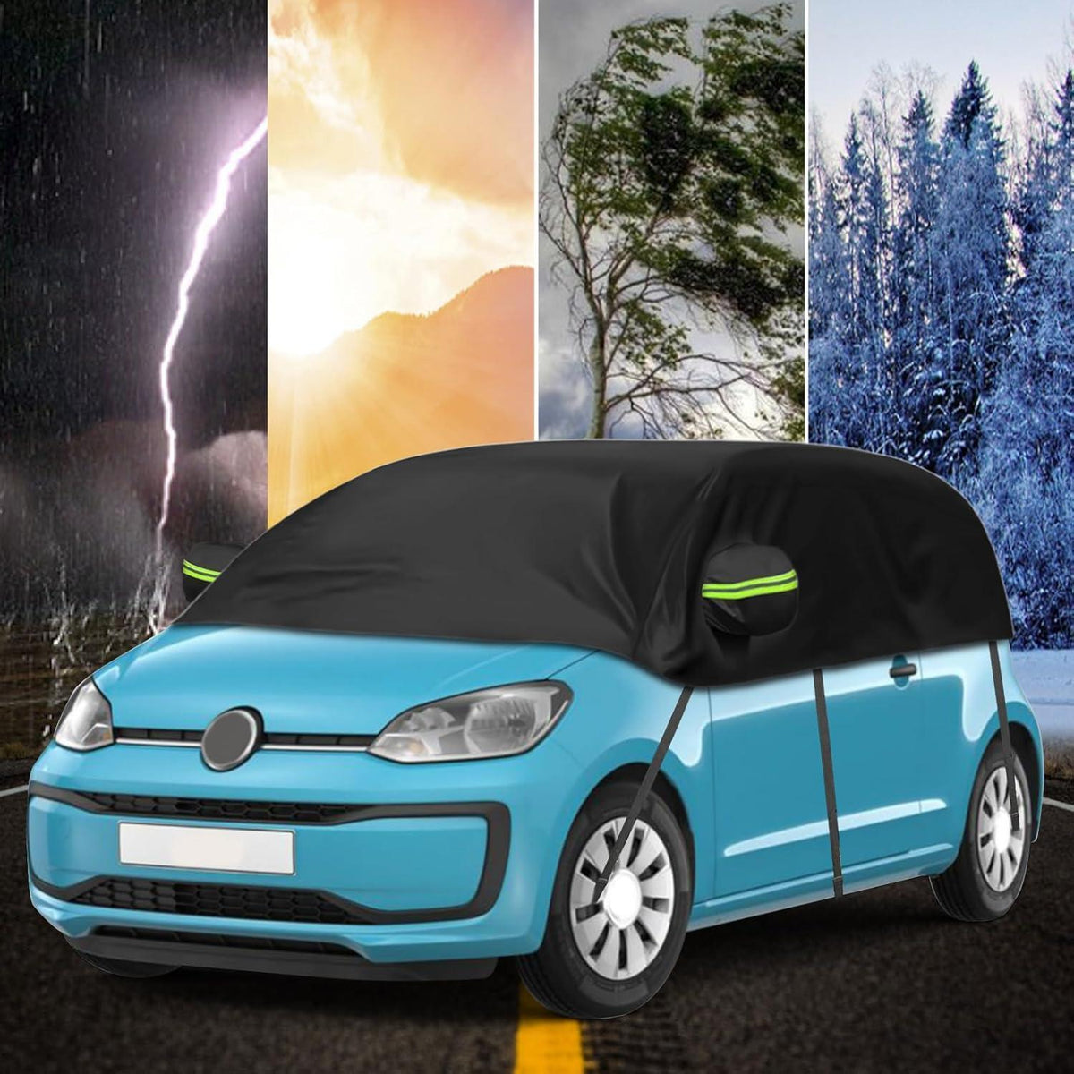 Wasserdichte Autoabdeckung für VW UP/SEAT Mii/Skoda Citigo 2011-2024