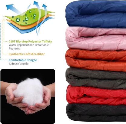 Ultraleichter Mumienschlafsack 3 Jahreszeiten 800g