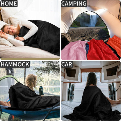 JAICOM Schlafsack Deckenschlafsack leicht dünn Camping Outdoor