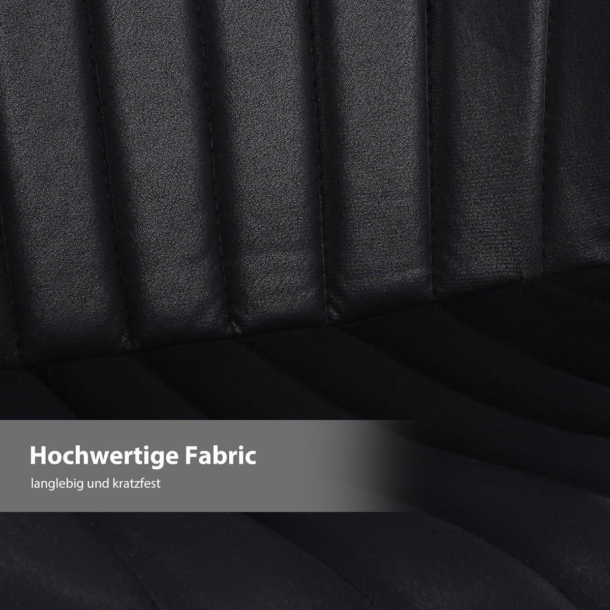 Verstellbarer Barhocker 2er Set mit Fußstütze & 360° Drehung