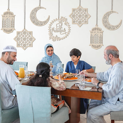 Ramadan Holzdekoration Aufhängen hochwertig natuurliches Design
