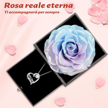 Ewige Muttertagsgeschenk: Echter Rosenstrauß mit Mama