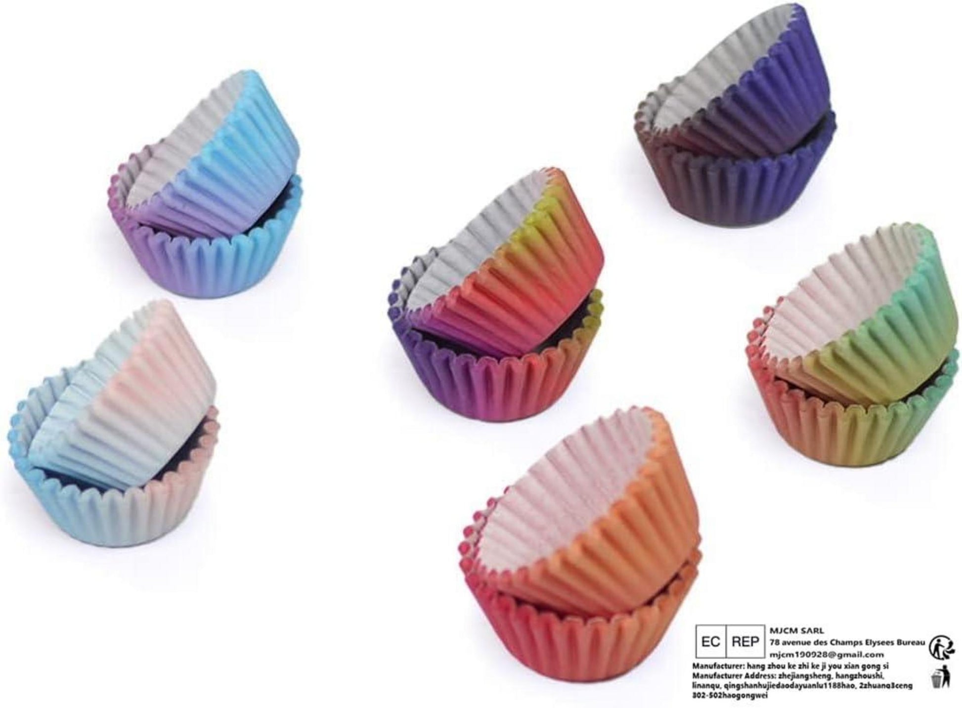 Mini-Muffinförmchen Cupcake-Becher 300 Stück Lebensmittelqualität