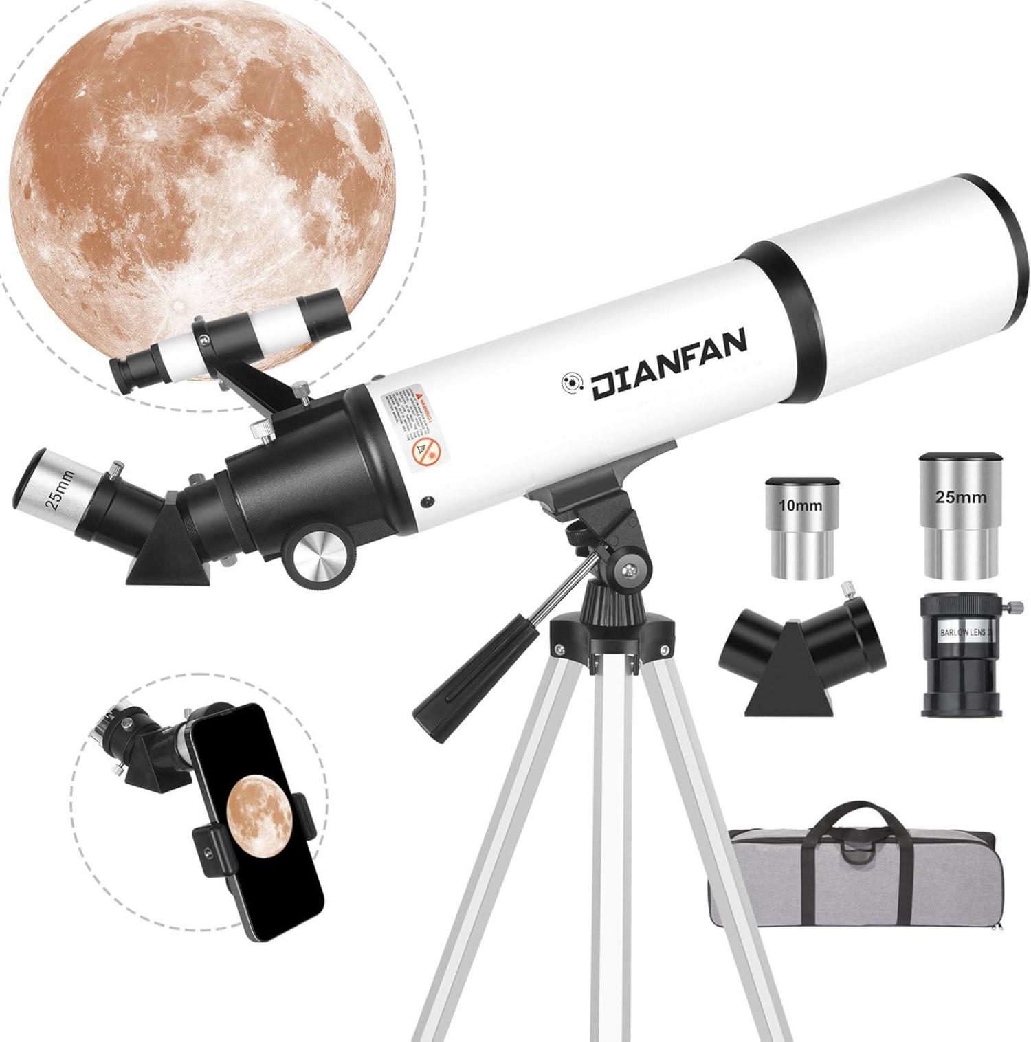 Teleskop Astronomie Profi Erwachsene Kinder Einsteiger Adapter