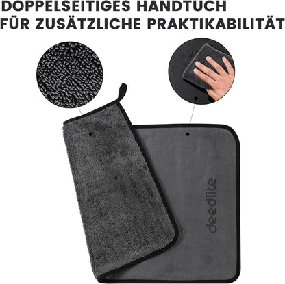 Premium Mikrofaser Trockentuch schnelltrocknend 50x80cm
