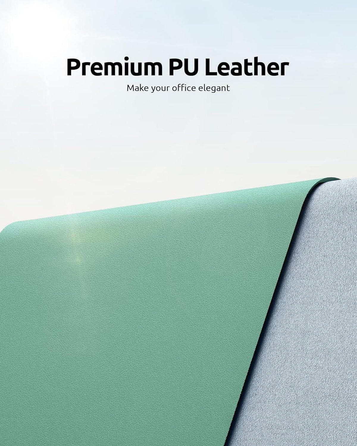 Premium Leder Schreibtischunterlage XXL 60x35cm Mauspad