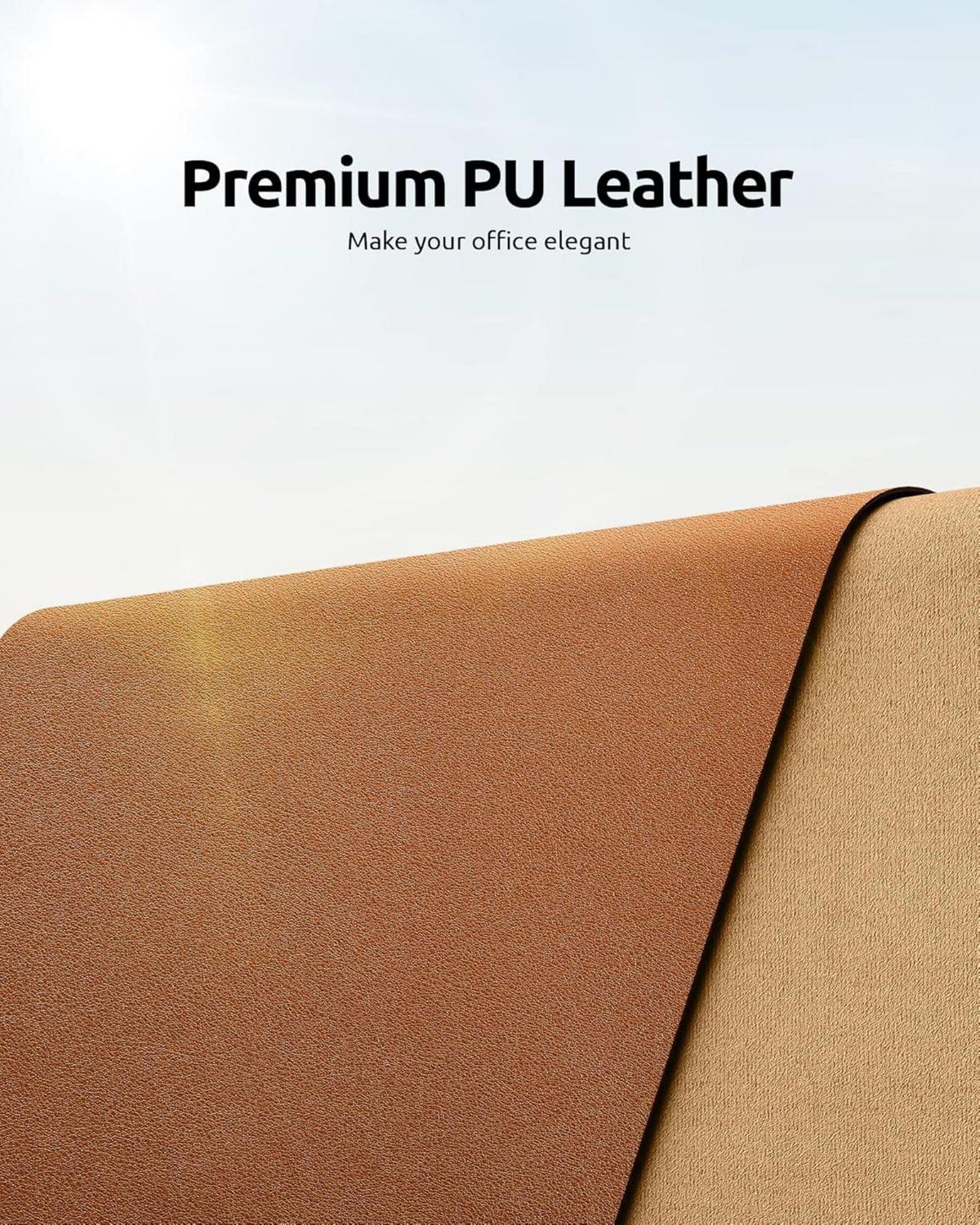 Schreibtischunterlage 80x40cm Premium Leder Mauspad XXL
