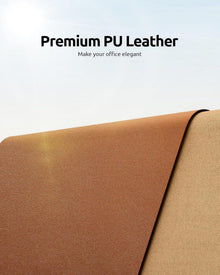 Schreibtischunterlage 80x40cm Premium Leder Mauspad XXL