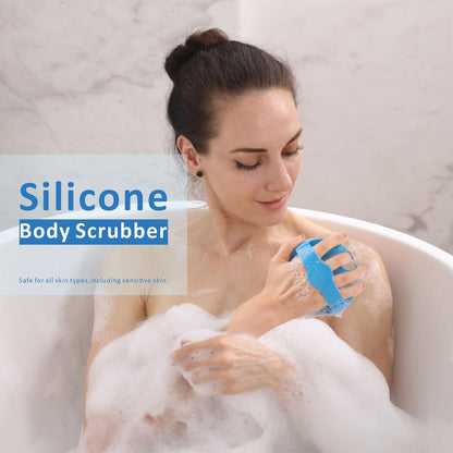 Silikon-Körperschrubber mit Peeling-Borsten, langlebig und