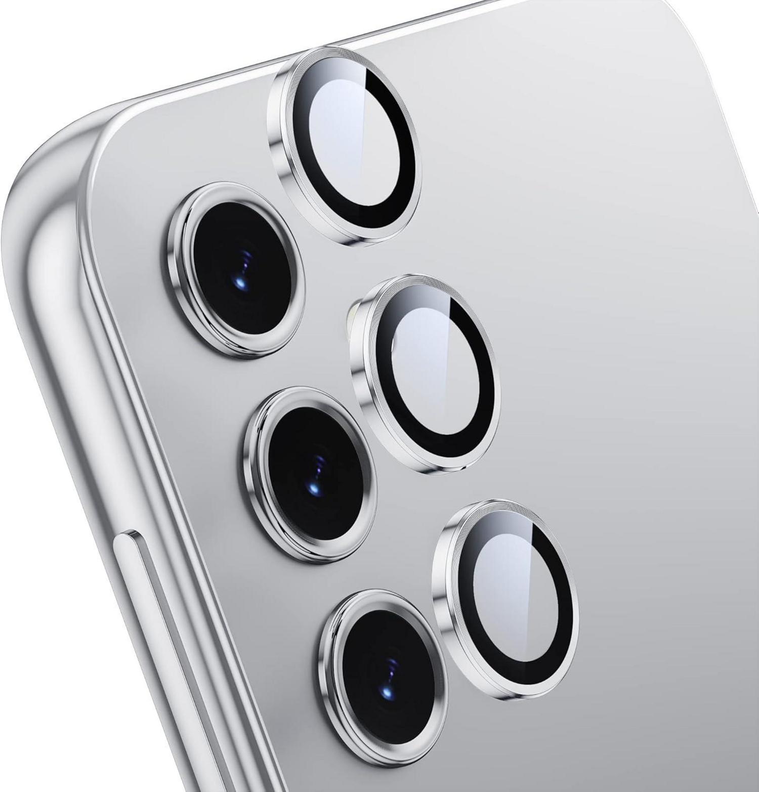 WSKEN Samsung Galaxy A55 Kamera Schutzfolie Metallring Panzerglasfolie