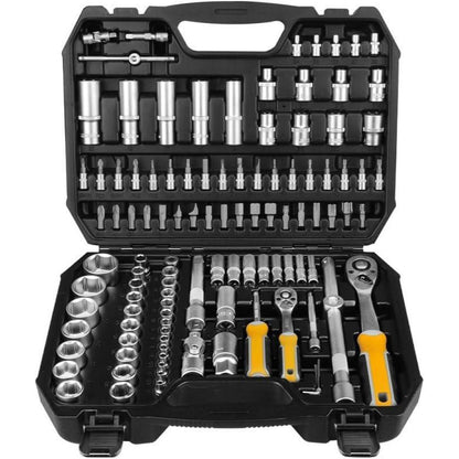 Steckschlüsselsatz 110-teilig 1/4" & 1/2" Ratschenschlüssel-Set