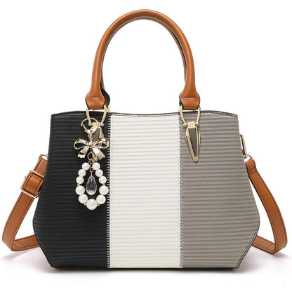 Miss Lulu Damen Handtasche Mittelgroß Multicolor Elegant