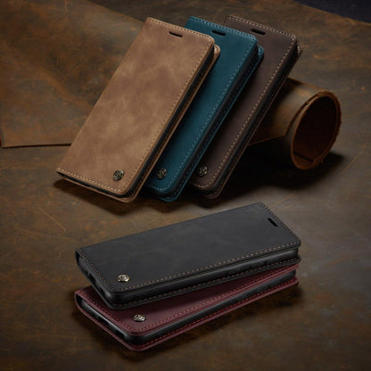 Handyhülle Samsung Galaxy A35 5G Premium Leder Schutz Magnet Tasche