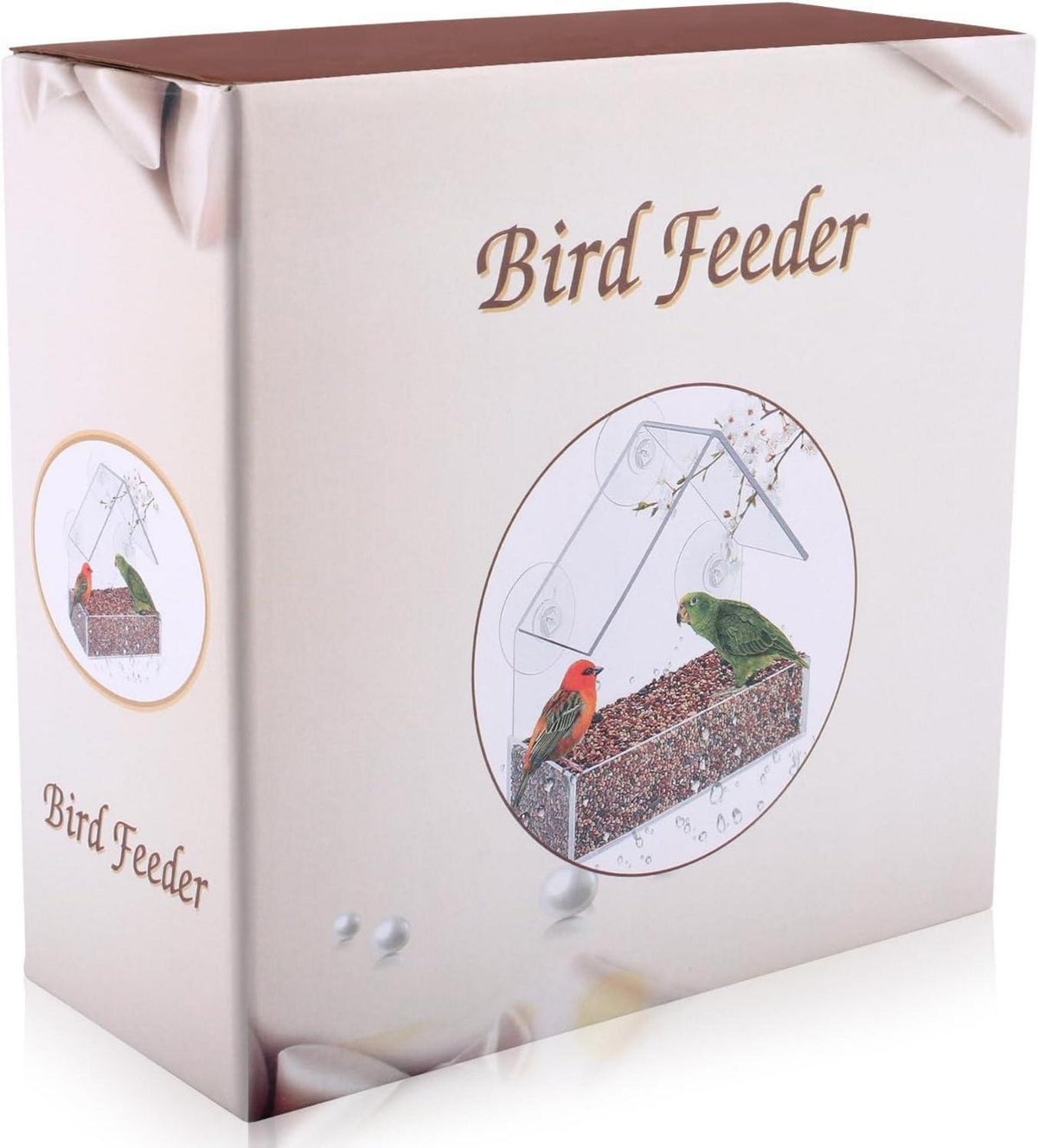 Vogelhaus Fenster Futterhaus Vögel Saugnapf Befestigen Glasscheiben