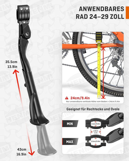 Fahrradständer 24-29 Zoll Höhenverstellbar