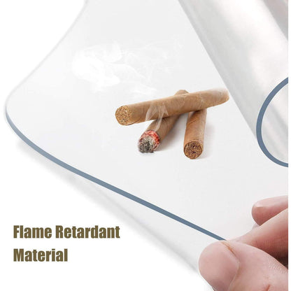 Stuhlmatte transparent 90x120cm für Hartböden