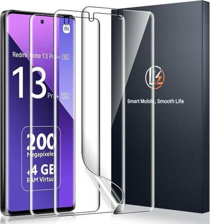 Displayschutzfolie für Redmi Note 13 Pro Plus - 3er Pack, TPU, HD