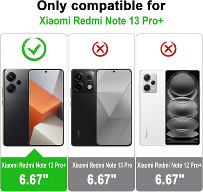 AROYI Xiaomi Redmi Note 13 Pro+ 5G Hülle Schwarz