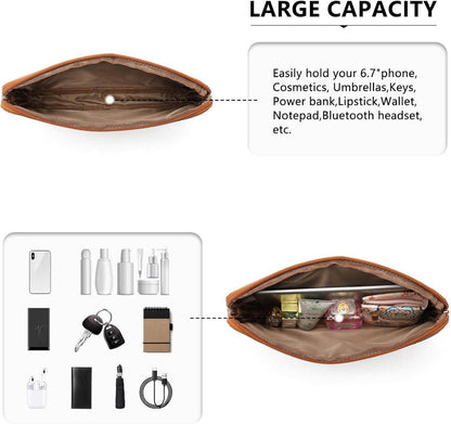 Miss Lulu Damen Handtasche Set Shopper Mittelgroß PU-Leder 3-teilig
