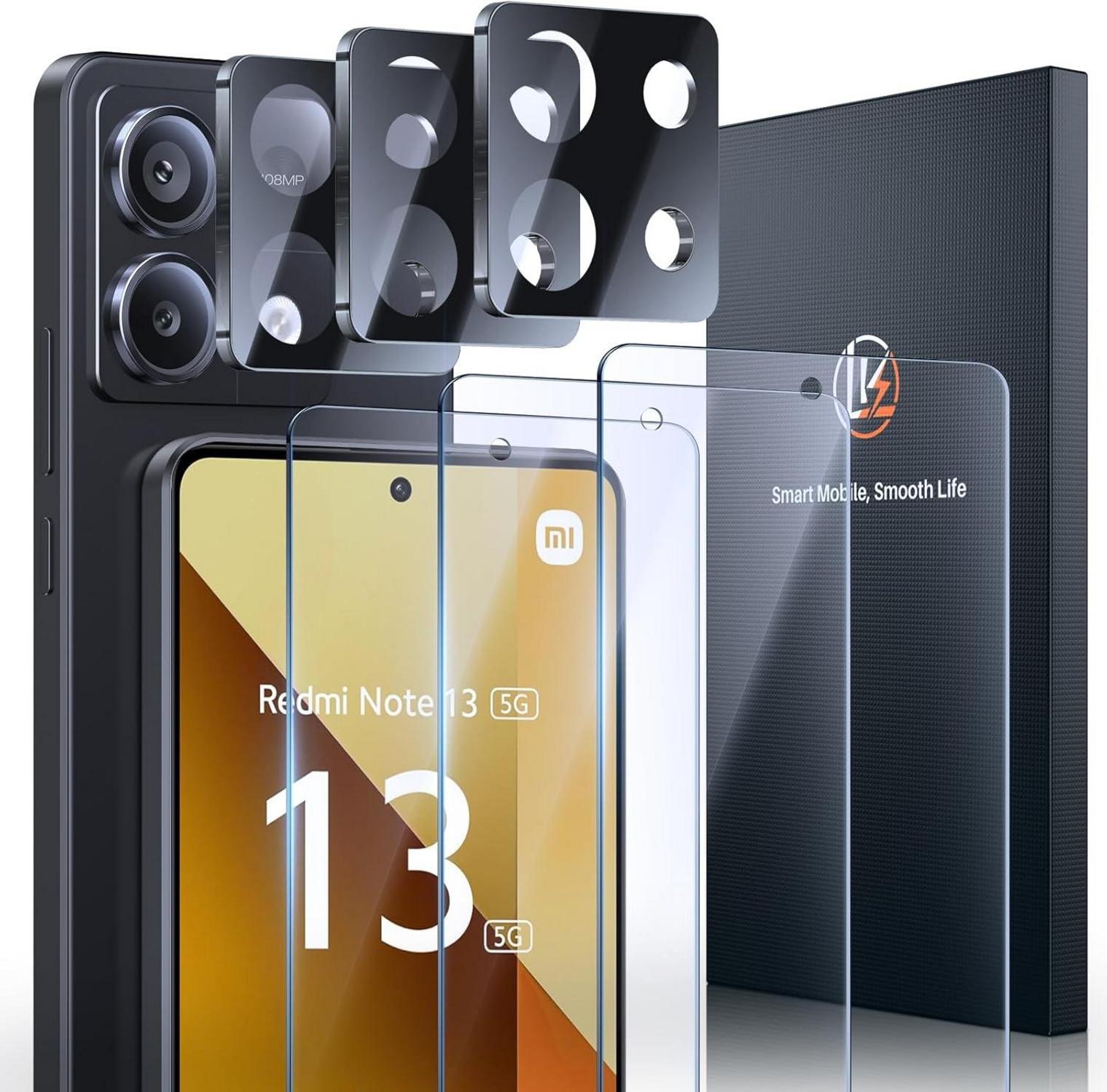 Panzer Schutzglas Vorne + Kamerafolie Redmi Note 13 5G